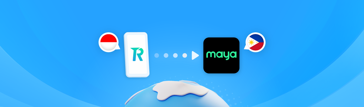 Banner Top Up Maya dari Indonesia pakai Topremit